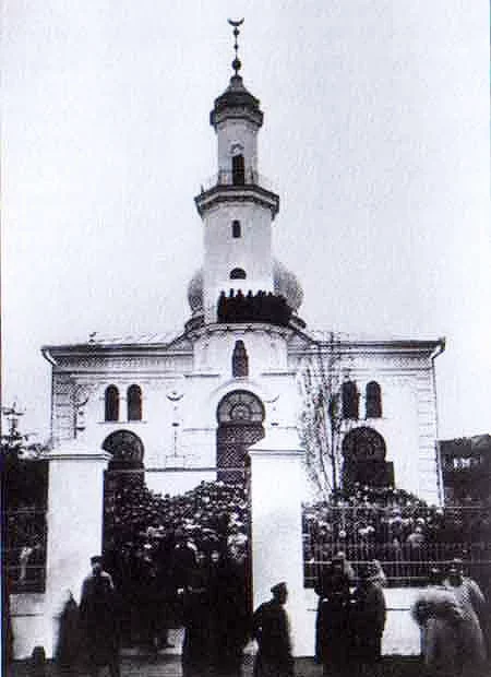 Минская мечеть в нач. XX в. Находилась в районе гостиницы «Юбилейная». Снесена в 1962 г.