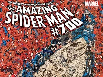 Обложка 700-го выпуска The Amazing Spider-Man