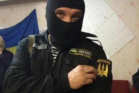 Один из бойцов «Донбасса».