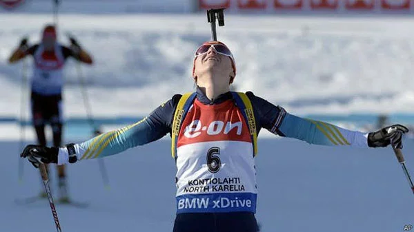 Валентина Семеренко выиграла золото в масс-старте и бронзу в спринте, AP