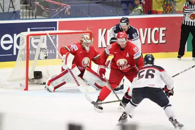 В воскресенье белорусы проиграли Словакии в овертайме 1:2, фото Вячеслава Федоренкова, hockey.by