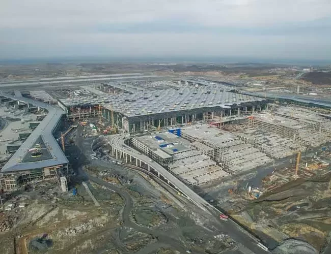 Стройка аэропорта в Стамбуле. Фото: hurriyetdailynews.