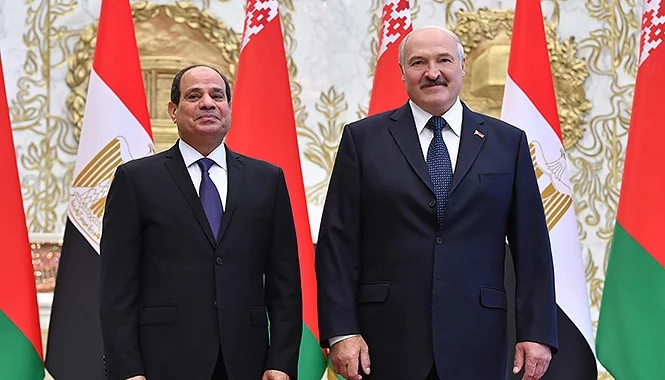 В июне 2019 года президент Египта приезжал в Минск. Фото president.gov.by