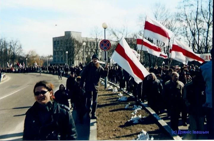 День Воли в Гродно в 2001 году. Архивное фото.