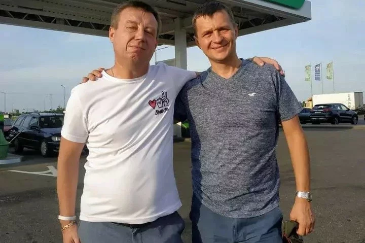 Сяргей Маслоўскі (злева) і Алег Воўчак
