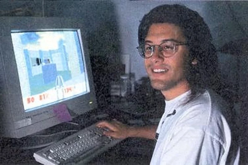 Джон Рамэра, адзін са стваральнікаў Doom, у 1994 годзе. Фота: giantbomb.com