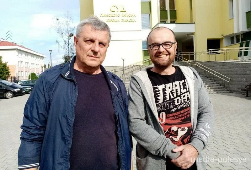 Viktar Jarašuk i Andrej Jakimuš. Fota Media-Polesye
