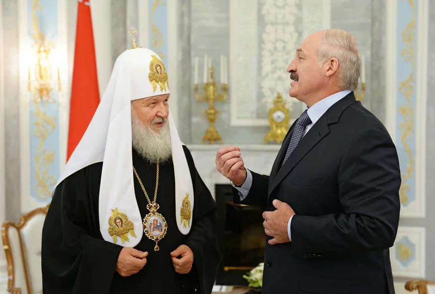 Кірыл з Лукашэнкам падчас адной з папярэдніх сустрэч