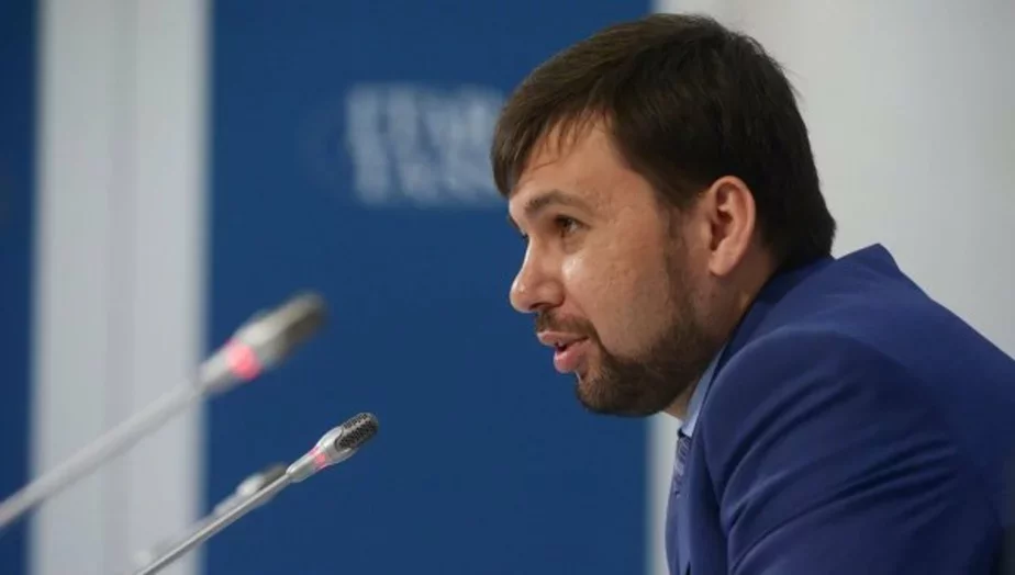 Номинальный глава самопровозглашенной Донецкой народной республики Денис Пушилин.