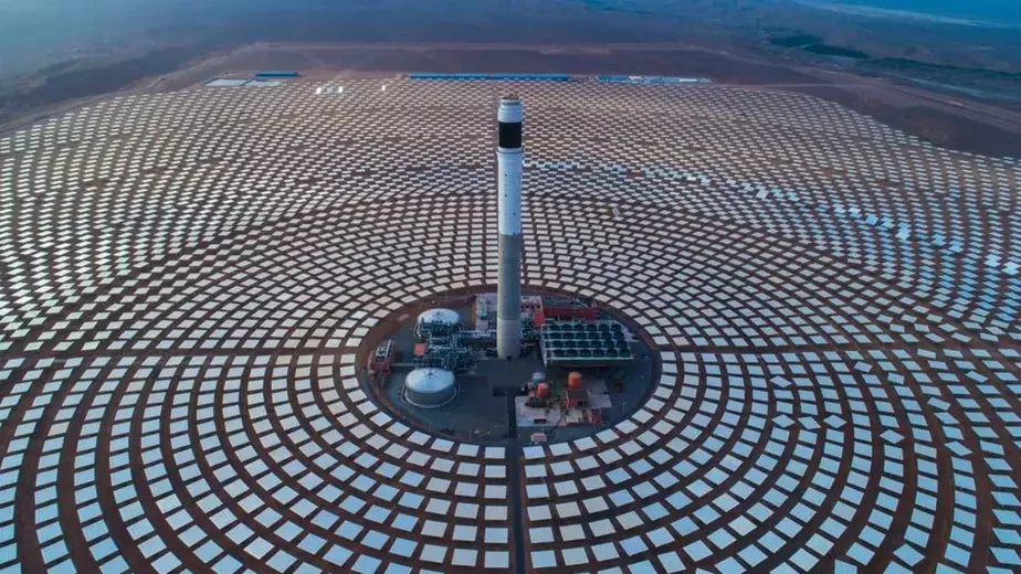 Сонечная цеплавая электрастанцыя ў Марока. Фота: Xinhua