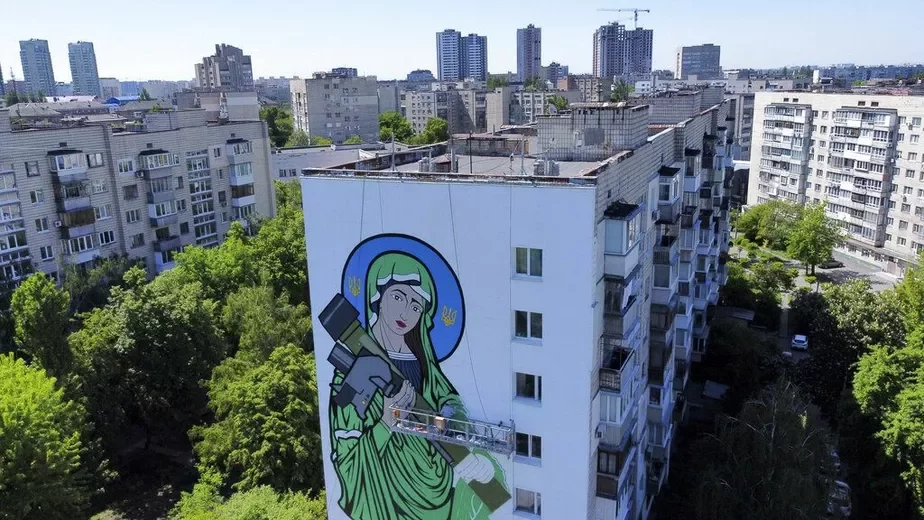 Murał u Kijevie. Fota: AR