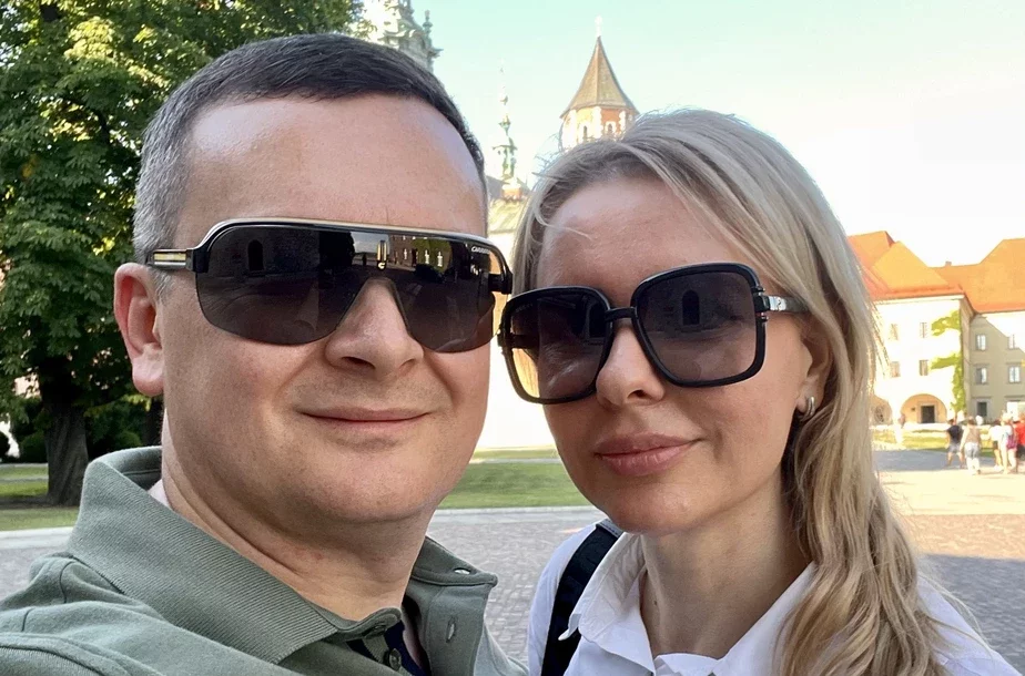 Юрий Воскресенский с женой. Фото: соцсети