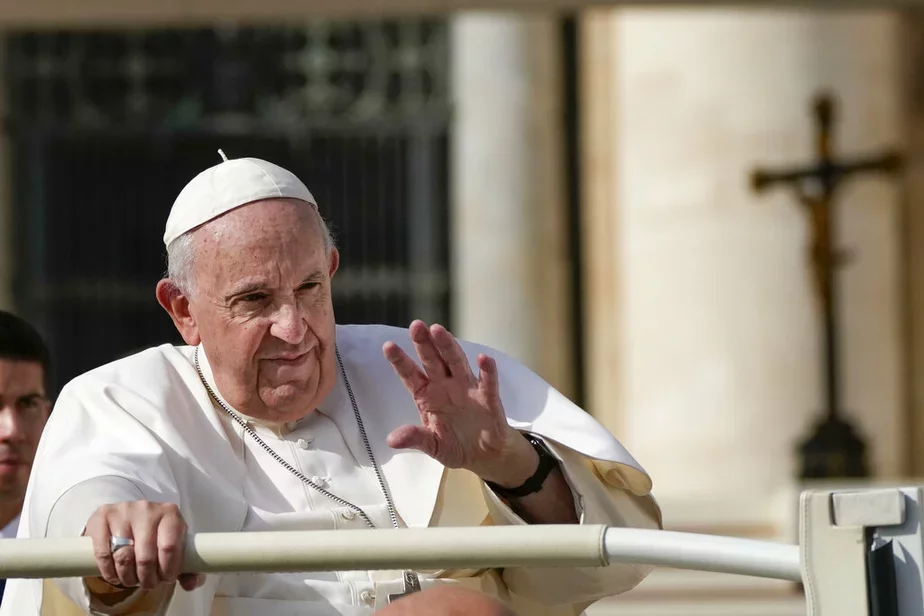 Папа Францішак. Фота: AP Photo Alessandra Tarantino