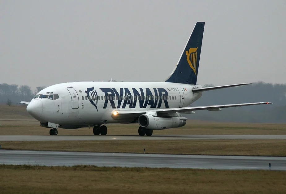 Самалёт Ryanair. Фота: Wikimedia Commons
