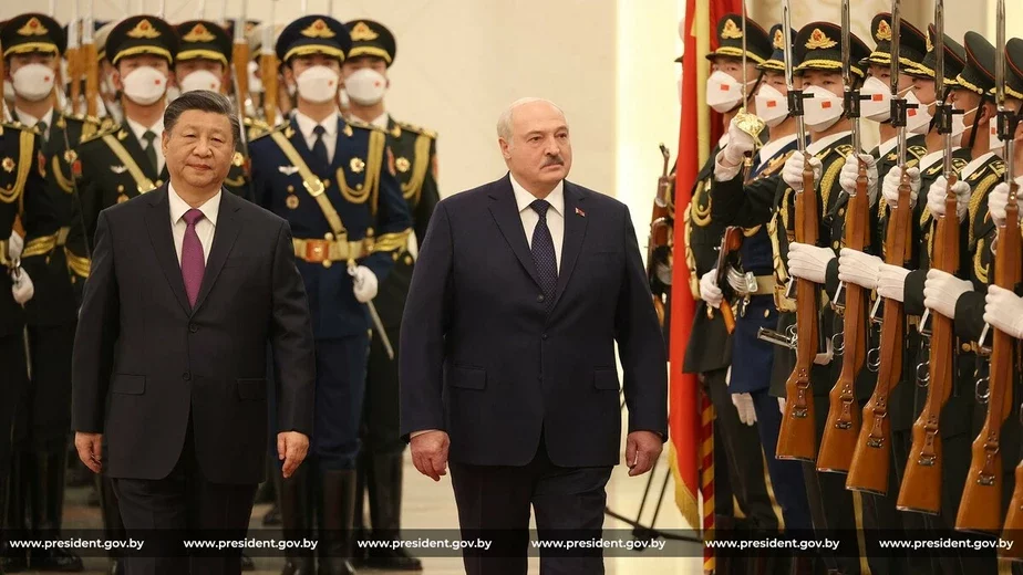 Встреча Александра Лукашенко и Си Цзиньпина в марте 2023 года